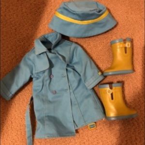 American Girl rain set